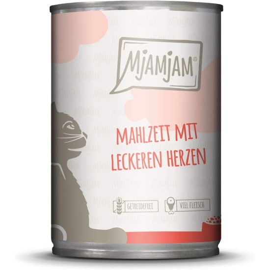MjAMjAM - Premium wet food for dogs - delicious beef on cooked potatoes with crisp peas, 1 pack (1 x 800 g), grain-free with extra meat MjAMjAM - Premium wet food for dogs - delicious beef on cooked potatoes with crisp peas, 1 pack (1 x 800 g), grain-free with extra meat