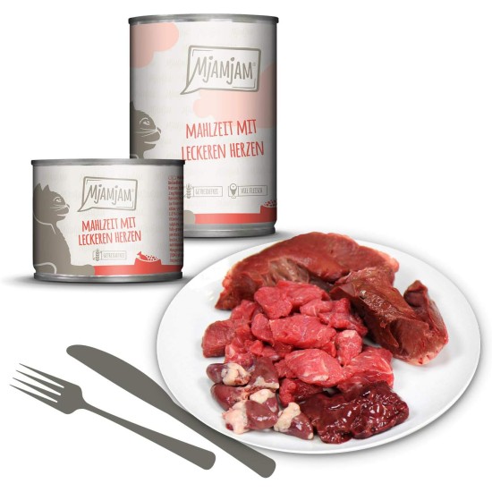 MjAMjAM - Premium wet food for dogs - delicious beef on cooked potatoes with crisp peas, 1 pack (1 x 800 g), grain-free with extra meat MjAMjAM - Premium wet food for dogs - delicious beef on cooked potatoes with crisp peas, 1 pack (1 x 800 g), grain-free with extra meat