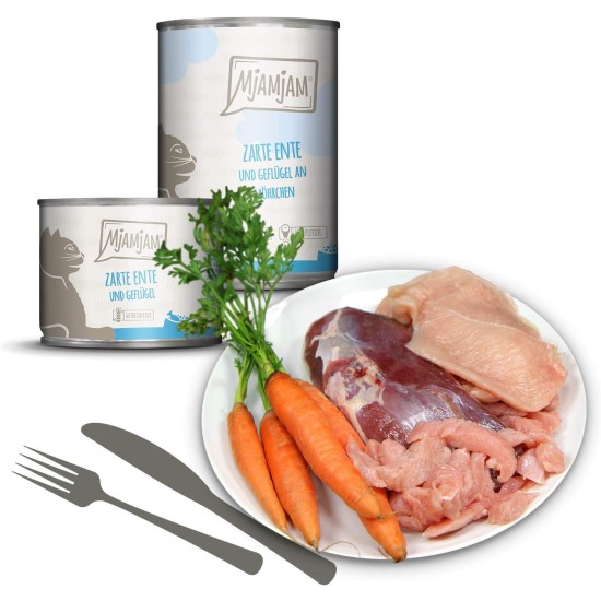 MjAMjAM - Premium wet food for dogs - delicious beef on cooked potatoes with crisp peas, 1 pack (1 x 800 g), grain-free with extra meat MjAMjAM - Premium wet food for dogs - delicious beef on cooked potatoes with crisp peas, 1 pack (1 x 800 g), grain-free with extra meat
