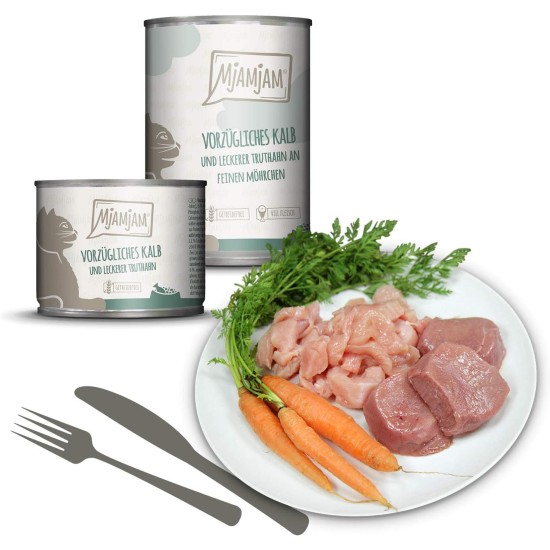 MjAMjAM - Premium wet food for dogs - delicious beef on cooked potatoes with crisp peas, 1 pack (1 x 800 g), grain-free with extra meat MjAMjAM - Premium wet food for dogs - delicious beef on cooked potatoes with crisp peas, 1 pack (1 x 800 g), grain-free with extra meat