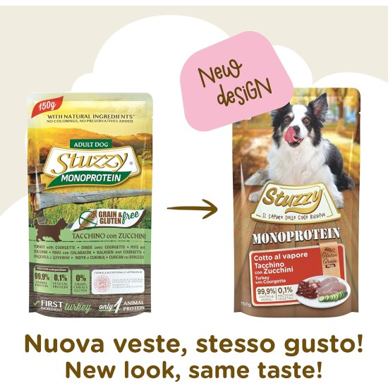 Monoprotein Grain & Gluten Free Wet Puppy Food Fresh Beef Flavour in Pate - Total 1.8 kg (12 Bags x 150 g) Monoprotein Grain & Gluten Free Wet Puppy Food Fresh Beef Flavour in Pate - Total 1.8 kg (12 Bags x 150 g)
