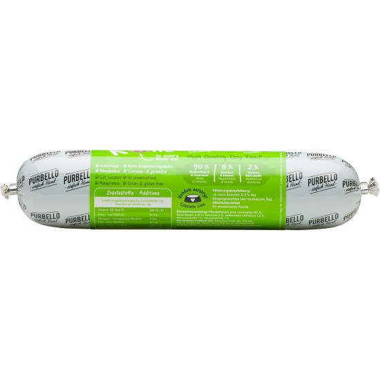 PURBELLO Dog Roll Wet Food Mix Pack I - 3 x Horse, 3 x Goat, 2 x Lamb - Monoprotein Dog Food with High Meat Content - Dog Sausage Cut Resistant and Grain-Free (8 x 400 g) PURBELLO Dog Roll Wet Food Mix Pack I - 3 x Horse, 3 x Goat, 2 x Lamb - Monoprotein Dog Food with High Meat Content - Dog Sausage Cut Resistant and Grain-Free (8 x 400 g)