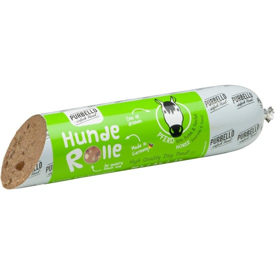 PURBELLO Dog Roll Wet Food Mix Pack I - 3 x Horse, 3 x Goat, 2 x Lamb - Monoprotein Dog Food with High Meat Content - Dog Sausage Cut Resistant and Grain-Free (8 x 400 g) PURBELLO Dog Roll Wet Food Mix Pack I - 3 x Horse, 3 x Goat, 2 x Lamb - Monoprotein Dog Food with High Meat Content - Dog Sausage Cut Resistant and Grain-Free (8 x 400 g)