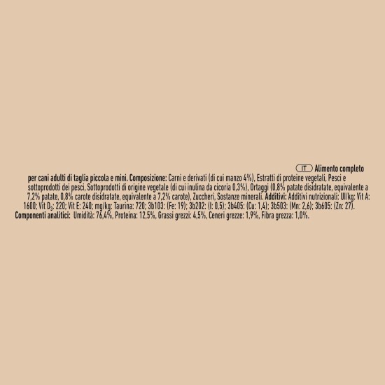 PURINA ONE Mini/Small Active Wet Dog Food for Small Dogs, Rich in Beef & Vegetables, Pack of 26 (26 x 85 g) PURINA ONE Mini/Small Active Wet Dog Food for Small Dogs, Rich in Beef & Vegetables, Pack of 26 (26 x 85 g)