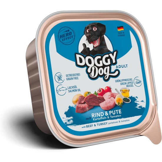 Paté Lamm Sensitive, 10 x 150 g, Wet Food for Dogs, Grain-Free Dog Food with Salmon Oil and Green-Lipped Mussel, Particularly Well Tolerated Complete Food, Made in Germany Paté Lamm Sensitive, 10 x 150 g, Wet Food for Dogs, Grain-Free Dog Food with Salmon Oil and Green-Lipped Mussel, Particularly Well Tolerated Complete Food, Made in Germany