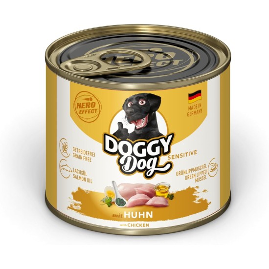 Paté Lamm Sensitive, 10 x 150 g, Wet Food for Dogs, Grain-Free Dog Food with Salmon Oil and Green-Lipped Mussel, Particularly Well Tolerated Complete Food, Made in Germany Paté Lamm Sensitive, 10 x 150 g, Wet Food for Dogs, Grain-Free Dog Food with Salmon Oil and Green-Lipped Mussel, Particularly Well Tolerated Complete Food, Made in Germany