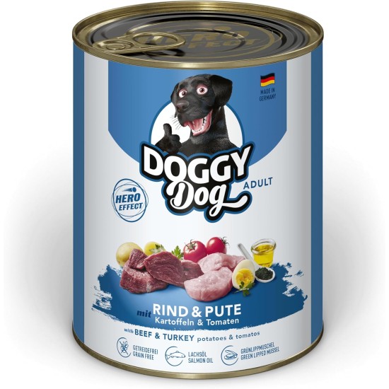 Paté Lamm Sensitive, 10 x 150 g, Wet Food for Dogs, Grain-Free Dog Food with Salmon Oil and Green-Lipped Mussel, Particularly Well Tolerated Complete Food, Made in Germany Paté Lamm Sensitive, 10 x 150 g, Wet Food for Dogs, Grain-Free Dog Food with Salmon Oil and Green-Lipped Mussel, Particularly Well Tolerated Complete Food, Made in Germany