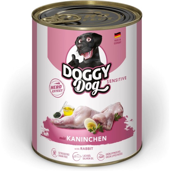 Paté Lamm Sensitive, 10 x 150 g, Wet Food for Dogs, Grain-Free Dog Food with Salmon Oil and Green-Lipped Mussel, Particularly Well Tolerated Complete Food, Made in Germany Paté Lamm Sensitive, 10 x 150 g, Wet Food for Dogs, Grain-Free Dog Food with Salmon Oil and Green-Lipped Mussel, Particularly Well Tolerated Complete Food, Made in Germany