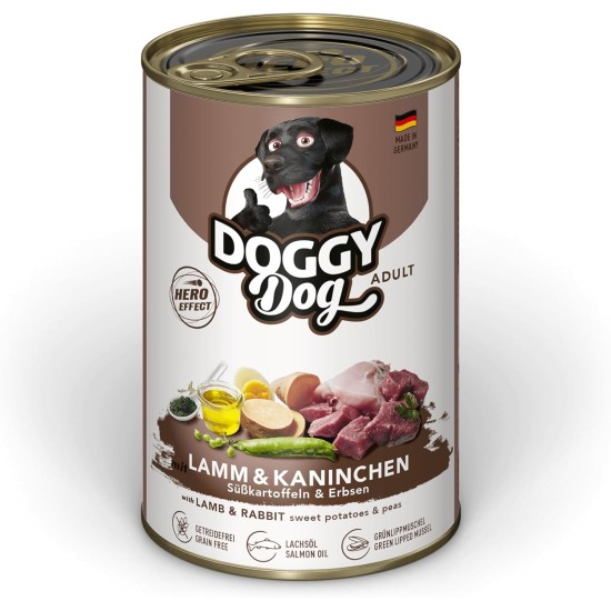 Paté Lamm Sensitive, 10 x 150 g, Wet Food for Dogs, Grain-Free Dog Food with Salmon Oil and Green-Lipped Mussel, Particularly Well Tolerated Complete Food, Made in Germany Paté Lamm Sensitive, 10 x 150 g, Wet Food for Dogs, Grain-Free Dog Food with Salmon Oil and Green-Lipped Mussel, Particularly Well Tolerated Complete Food, Made in Germany