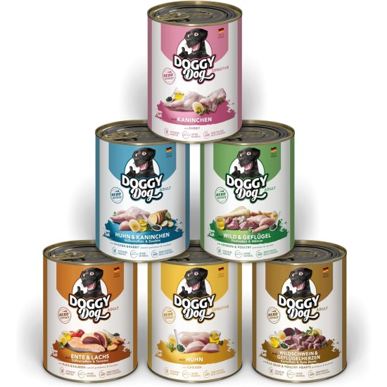 Paté Lamm Sensitive, 10 x 150 g, Wet Food for Dogs, Grain-Free Dog Food with Salmon Oil and Green-Lipped Mussel, Particularly Well Tolerated Complete Food, Made in Germany Paté Lamm Sensitive, 10 x 150 g, Wet Food for Dogs, Grain-Free Dog Food with Salmon Oil and Green-Lipped Mussel, Particularly Well Tolerated Complete Food, Made in Germany