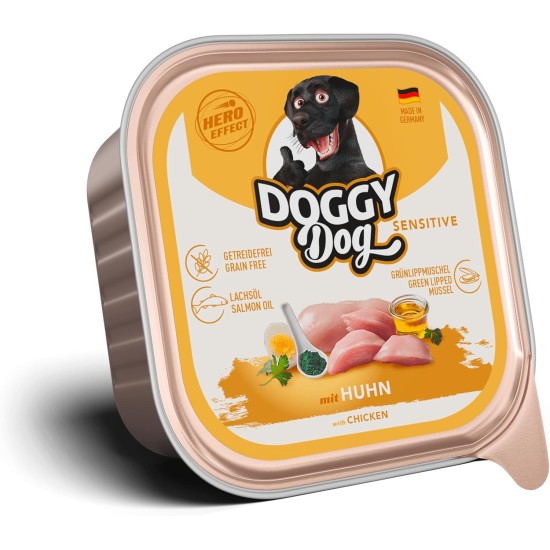 Paté Lamm Sensitive, 10 x 150 g, Wet Food for Dogs, Grain-Free Dog Food with Salmon Oil and Green-Lipped Mussel, Particularly Well Tolerated Complete Food, Made in Germany Paté Lamm Sensitive, 10 x 150 g, Wet Food for Dogs, Grain-Free Dog Food with Salmon Oil and Green-Lipped Mussel, Particularly Well Tolerated Complete Food, Made in Germany
