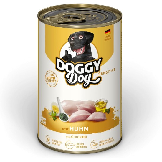 Paté Lamm Sensitive, 10 x 150 g, Wet Food for Dogs, Grain-Free Dog Food with Salmon Oil and Green-Lipped Mussel, Particularly Well Tolerated Complete Food, Made in Germany Paté Lamm Sensitive, 10 x 150 g, Wet Food for Dogs, Grain-Free Dog Food with Salmon Oil and Green-Lipped Mussel, Particularly Well Tolerated Complete Food, Made in Germany