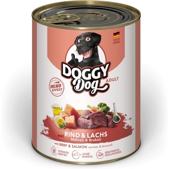 Paté Lamm Sensitive, 10 x 150 g, Wet Food for Dogs, Grain-Free Dog Food with Salmon Oil and Green-Lipped Mussel, Particularly Well Tolerated Complete Food, Made in Germany Paté Lamm Sensitive, 10 x 150 g, Wet Food for Dogs, Grain-Free Dog Food with Salmon Oil and Green-Lipped Mussel, Particularly Well Tolerated Complete Food, Made in Germany
