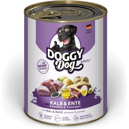 Paté Lamm Sensitive, 10 x 150 g, Wet Food for Dogs, Grain-Free Dog Food with Salmon Oil and Green-Lipped Mussel, Particularly Well Tolerated Complete Food, Made in Germany Paté Lamm Sensitive, 10 x 150 g, Wet Food for Dogs, Grain-Free Dog Food with Salmon Oil and Green-Lipped Mussel, Particularly Well Tolerated Complete Food, Made in Germany