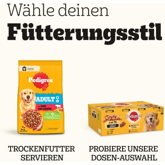 Pedigree Junior Selection Jelly Fresh Bag - Junior Dog Food - 4 Different Flavours - 48 Bags of 100 g Pedigree Junior Selection Jelly Fresh Bag - Junior Dog Food - 4 Different Flavours - 48 Bags of 100 g