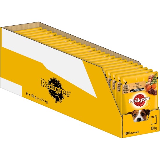 Pedigree Junior Selection Jelly Fresh Bag - Junior Dog Food - 4 Different Flavours - 48 Bags of 100 g Pedigree Junior Selection Jelly Fresh Bag - Junior Dog Food - 4 Different Flavours - 48 Bags of 100 g