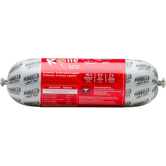PurBello 8x Dog Food Beef 800 g PurBello 8x Dog Food Beef 800 g