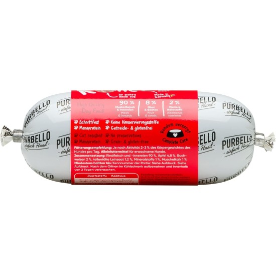 PurBello 8x Dog Food Beef 800 g PurBello 8x Dog Food Beef 800 g
