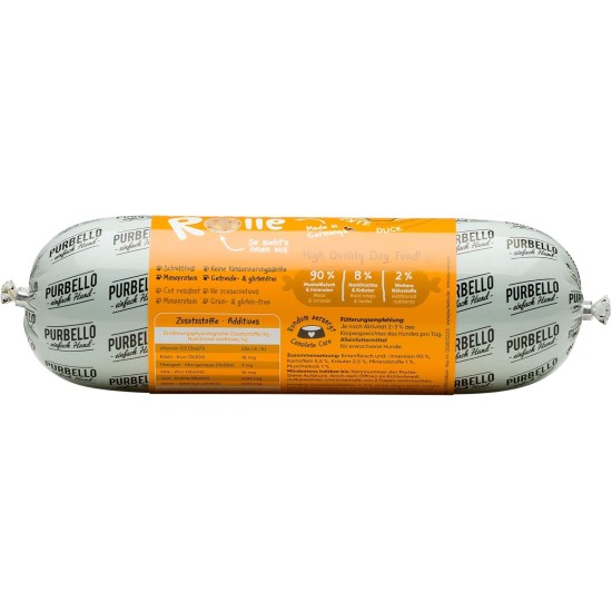 PurBello 8x Dog Food Duck 800 g PurBello 8x Dog Food Duck 800 g