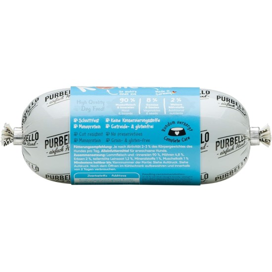 PurBello 8x Dog Food Lamb 800 g PurBello 8x Dog Food Lamb 800 g