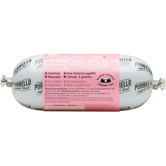 PurBello 8x Dog Food Turkey 200 g PurBello 8x Dog Food Turkey 200 g