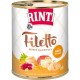 RINTI - Filetto | Easily Digestible Wet Food for Adult Dogs Supplementary Food in Jelly in Fresh Bag without Colourants and Preservatives | 24 x 100 g Duck + Duck Heart RINTI - Filetto | Easily Digestible Wet Food for Adult Dogs Supplementary Food in Jelly in Fresh Bag without Colourants and Preservatives | 24 x 100 g Duck + Duck Heart