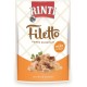 RINTI - Filetto | Easily Digestible Wet Food for Adult Dogs Supplementary Food in Jelly in Fresh Bag without Colourants and Preservatives | 24 x 100 g Duck + Duck Heart RINTI - Filetto | Easily Digestible Wet Food for Adult Dogs Supplementary Food in Jelly in Fresh Bag without Colourants and Preservatives | 24 x 100 g Duck + Duck Heart