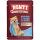 RINTI - Gold | Easily Digestible Wet Food for Small Adult Dogs Complete Food in Fresh Bag without Moulded Meat, Soy or Artificial Additives | 10x100g Pure Chicken + Duck RINTI - Gold | Easily Digestible Wet Food for Small Adult Dogs Complete Food in Fresh Bag without Moulded Meat, Soy or Artificial Additives | 10x100g Pure Chicken + Duck