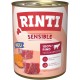 RINTI - Sensitive Wet Food for Sensitive Adult Dogs with Natural Meat Pieces Grain Free Complete Food in a Tin without Artificial Additives 6 x 800 g Beef + Sweet Potato RINTI - Sensitive Wet Food for Sensitive Adult Dogs with Natural Meat Pieces Grain Free Complete Food in a Tin without Artificial Additives 6 x 800 g Beef + Sweet Potato