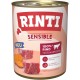 RINTI - Sensitive Wet Food for Sensitive Adult Dogs with Natural Meat Pieces Grain Free Complete Food in a Tin without Artificial Additives 6 x 800 g Beef + Sweet Potato RINTI - Sensitive Wet Food for Sensitive Adult Dogs with Natural Meat Pieces Grain Free Complete Food in a Tin without Artificial Additives 6 x 800 g Beef + Sweet Potato