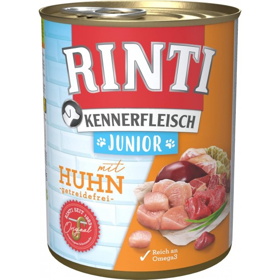 Rinti connoisseur meat SENIOR + chicken, pack of 12 (12 x 800 g) Rinti connoisseur meat SENIOR + chicken, pack of 12 (12 x 800 g)