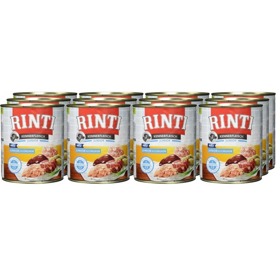 Rinti connoisseur meat SENIOR + chicken, pack of 12 (12 x 800 g) Rinti connoisseur meat SENIOR + chicken, pack of 12 (12 x 800 g)