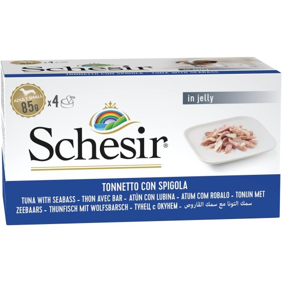 Schesir Dog Chicken Fillet with Ham, Dog Food Wet 18 Tins x 150g Schesir Dog Chicken Fillet with Ham, Dog Food Wet 18 Tins x 150g
