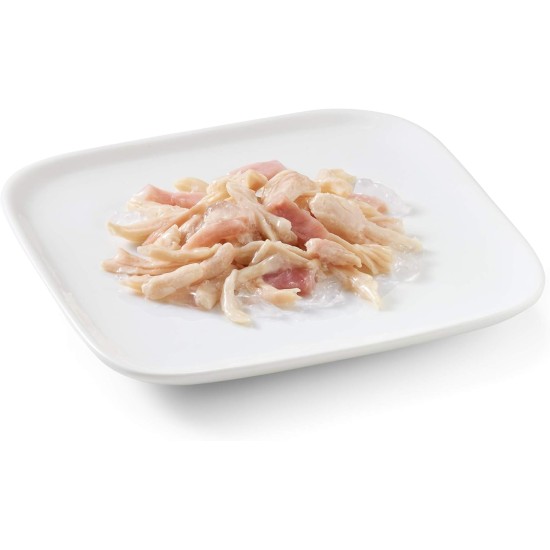 Schesir Dog Chicken Fillet with Ham, Dog Food Wet 18 Tins x 150g Schesir Dog Chicken Fillet with Ham, Dog Food Wet 18 Tins x 150g