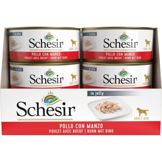 Schesir Dog Tuna Wet Dog Food 18 Cans x 150g Schesir Dog Tuna Wet Dog Food 18 Cans x 150g