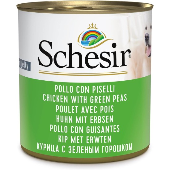 Schesir Dog Tuna with Carrot, Wet Dog Food, 16 Cans x 285 g Schesir Dog Tuna with Carrot, Wet Dog Food, 16 Cans x 285 g