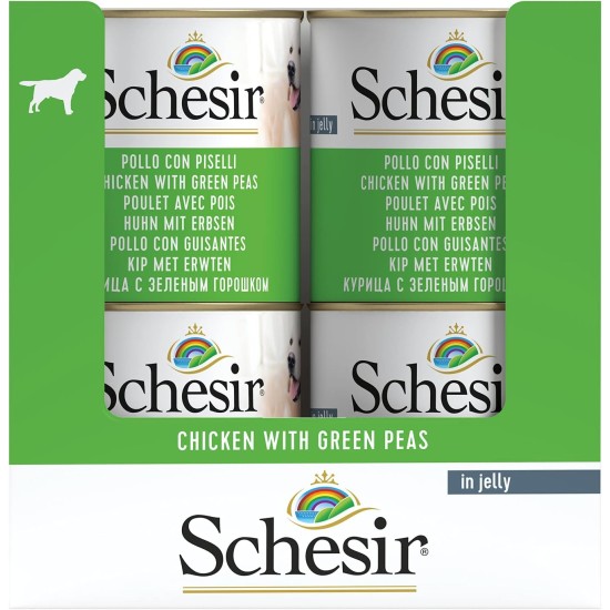 Schesir Dog Tuna with Carrot, Wet Dog Food, 16 Cans x 285 g Schesir Dog Tuna with Carrot, Wet Dog Food, 16 Cans x 285 g