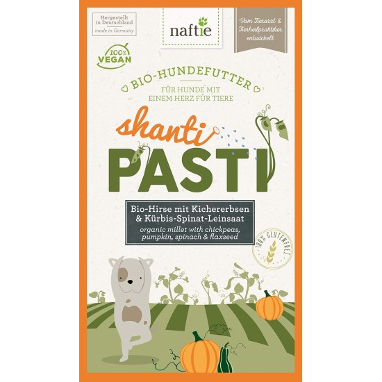 Shanti Pasti Organic Chickpeas Millet and Pumpkin 1 x 400 g – Spinach – READY TO HANG Shanti Pasti Organic Chickpeas Millet and Pumpkin 1 x 400 g – Spinach – READY TO HANG
