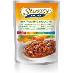 Stuzzy Dog Turkey & Carrots, Dog Food Wet in Sauce, 24 Bags x 100g Stuzzy Dog Turkey & Carrots, Dog Food Wet in Sauce, 24 Bags x 100g