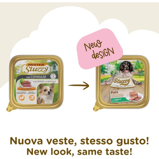 Stuzzy Mister Wet Puppy Food Chicken Pate and Meat in Pieces Total 3.3kg (22 Cups x 150g) Stuzzy Mister Wet Puppy Food Chicken Pate and Meat in Pieces Total 3.3kg (22 Cups x 150g)