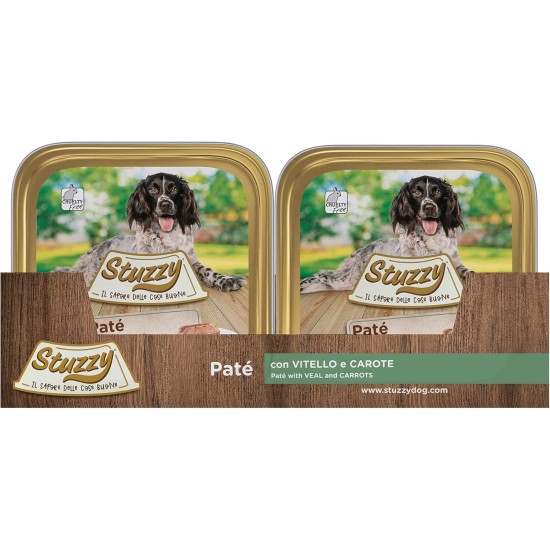 Stuzzy Mister Wet Puppy Food Chicken Pate and Meat in Pieces Total 3.3kg (22 Cups x 150g) Stuzzy Mister Wet Puppy Food Chicken Pate and Meat in Pieces Total 3.3kg (22 Cups x 150g)