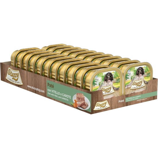 Stuzzy Mister Wet Puppy Food Chicken Pate and Meat in Pieces Total 3.3kg (22 Cups x 150g) Stuzzy Mister Wet Puppy Food Chicken Pate and Meat in Pieces Total 3.3kg (22 Cups x 150g)