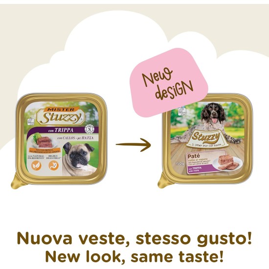 Stuzzy Mister Wet Puppy Food Chicken Pate and Meat in Pieces Total 3.3kg (22 Cups x 150g) Stuzzy Mister Wet Puppy Food Chicken Pate and Meat in Pieces Total 3.3kg (22 Cups x 150g)