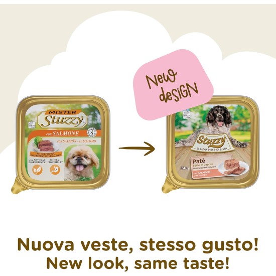Stuzzy Mister Wet Puppy Food Chicken Pate and Meat in Pieces Total 3.3kg (22 Cups x 150g) Stuzzy Mister Wet Puppy Food Chicken Pate and Meat in Pieces Total 3.3kg (22 Cups x 150g)