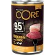 Wellness CORE 95 Percent, Dog Food Wet, Grain Free, High Meat Content, 6 x 400 g Wellness CORE 95 Percent, Dog Food Wet, Grain Free, High Meat Content, 6 x 400 g