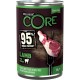 Wellness CORE 95 Percent, Dog Food Wet, Grain Free, High Meat Content, 6 x 400 g Wellness CORE 95 Percent, Dog Food Wet, Grain Free, High Meat Content, 6 x 400 g