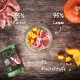 Wellness CORE 95 Percent, Dog Food Wet, Grain Free, High Meat Content, 6 x 400 g Wellness CORE 95 Percent, Dog Food Wet, Grain Free, High Meat Content, 6 x 400 g