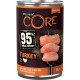 Wellness CORE 95 Percent, Dog Food Wet, Grain Free, High Meat Content, 6 x 400 g Wellness CORE 95 Percent, Dog Food Wet, Grain Free, High Meat Content, 6 x 400 g