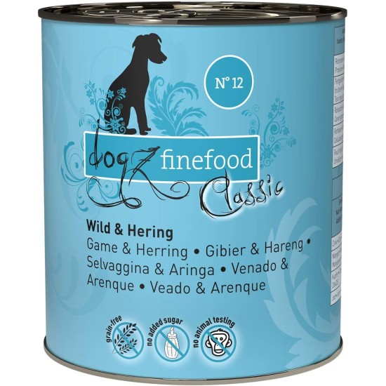 Wet Dog Food - N° 4 Chicken & Pheasant - Delicatessen Wet Food for Dogs & Puppies - Grain-Free & Sugar-Free - High Meat Content, 12 x 100 g Bags Wet Dog Food - N° 4 Chicken & Pheasant - Delicatessen Wet Food for Dogs & Puppies - Grain-Free & Sugar-Free - High Meat Content, 12 x 100 g Bags