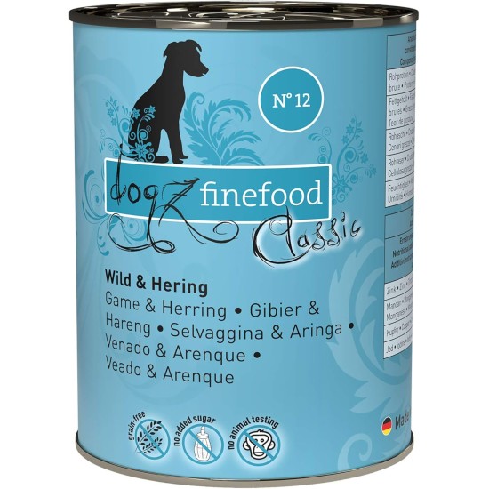 Wet Dog Food - N° 4 Chicken & Pheasant - Delicatessen Wet Food for Dogs & Puppies - Grain-Free & Sugar-Free - High Meat Content, 12 x 100 g Bags Wet Dog Food - N° 4 Chicken & Pheasant - Delicatessen Wet Food for Dogs & Puppies - Grain-Free & Sugar-Free - High Meat Content, 12 x 100 g Bags